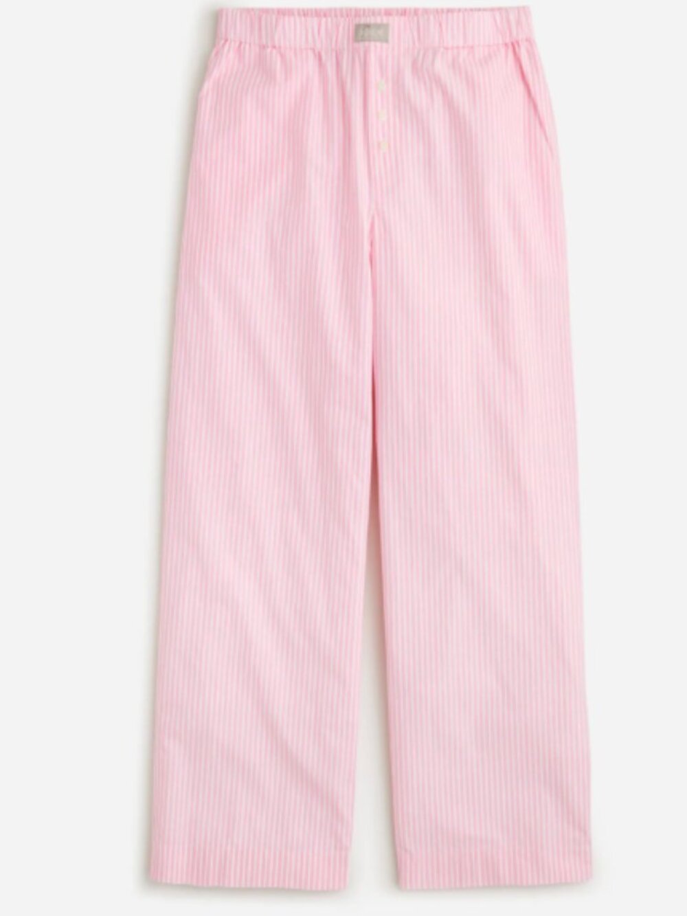 JCrew pink and white stripped pants
